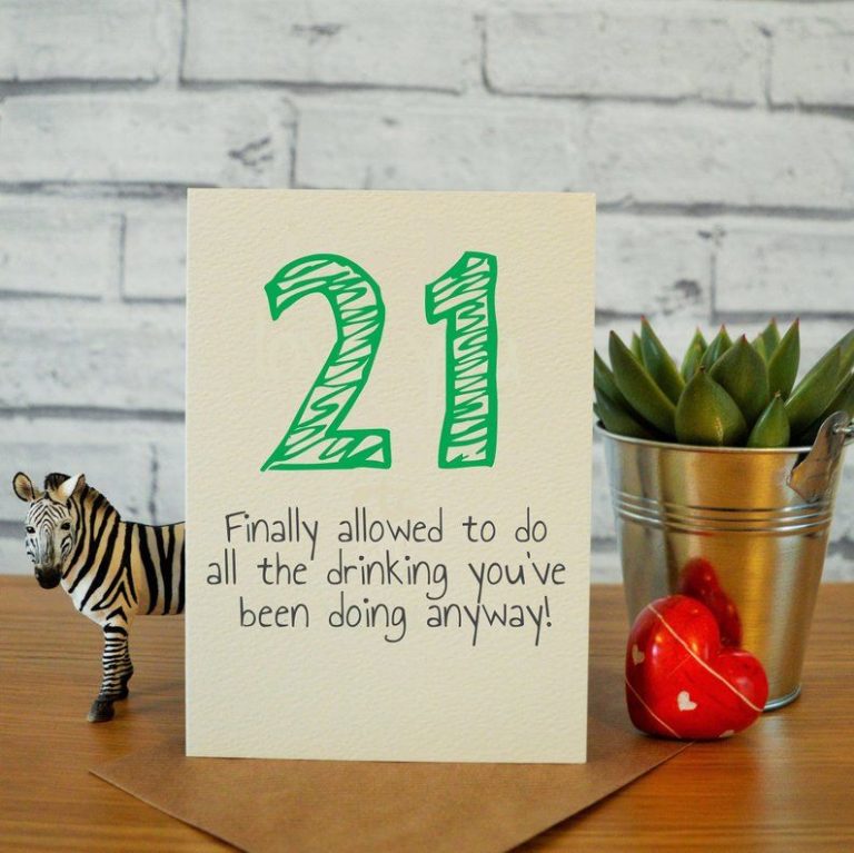 What To Write On Your Son's 21st Birthday Card