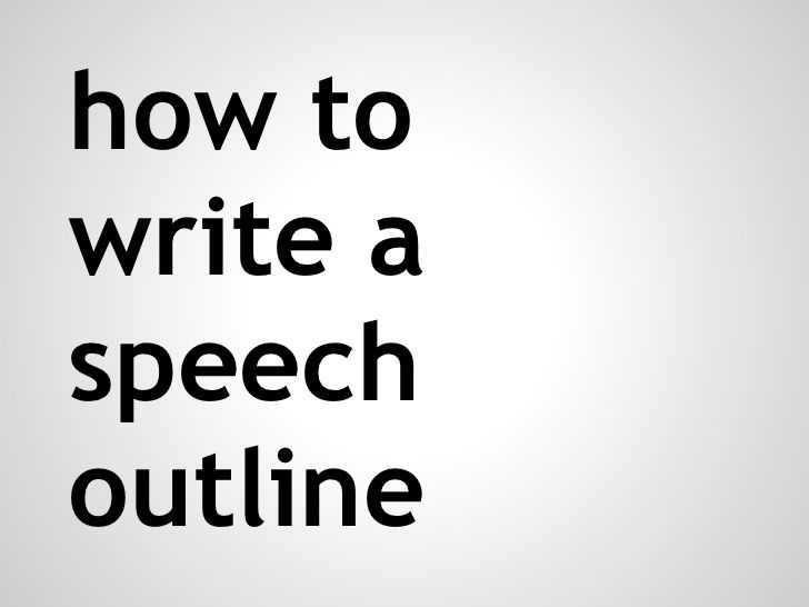 How To Write A Speech In 30 Minutes