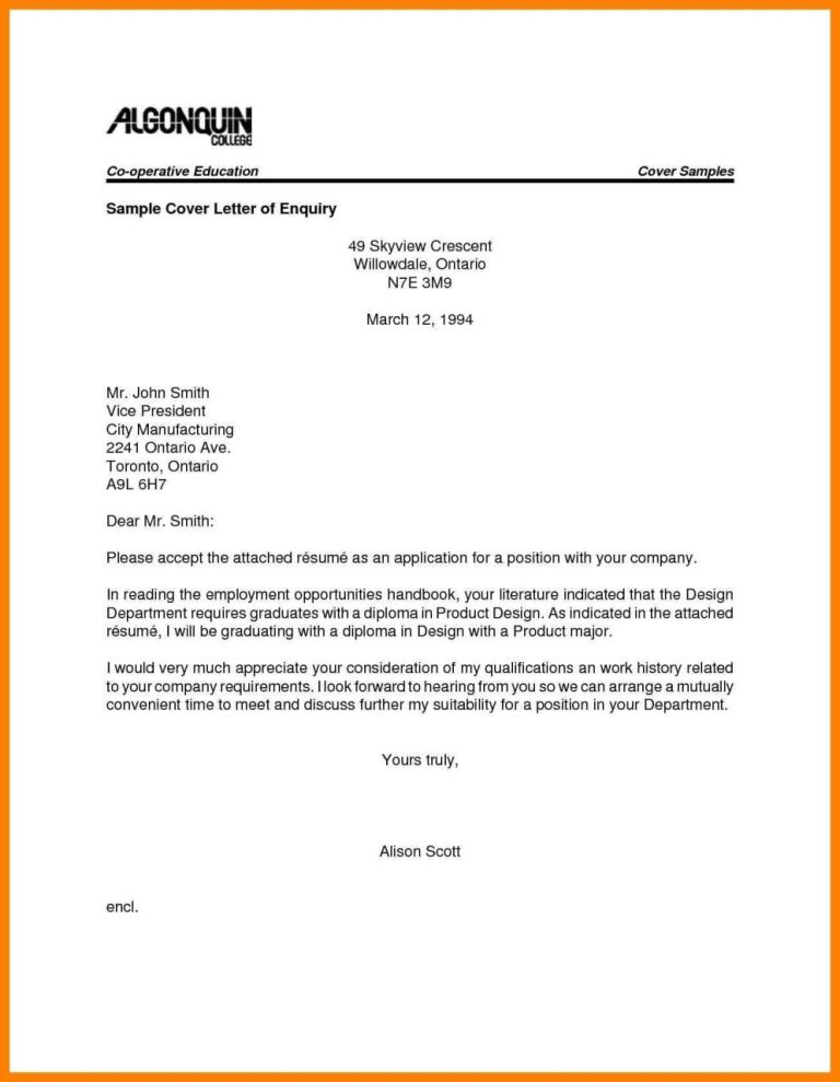 Professional Cover Letter Template 2020