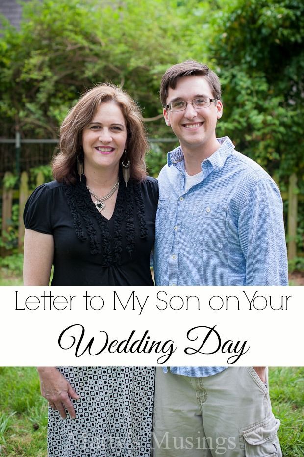 What To Tell Your Son On His Wedding Day