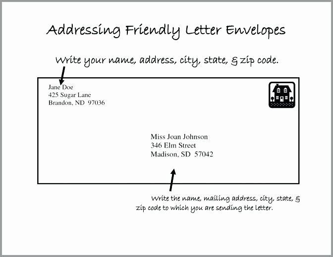 Letter Example Mail Envelope