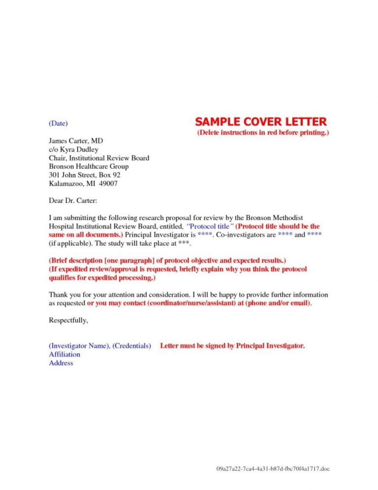 Research Assistant Cover Letter Examples