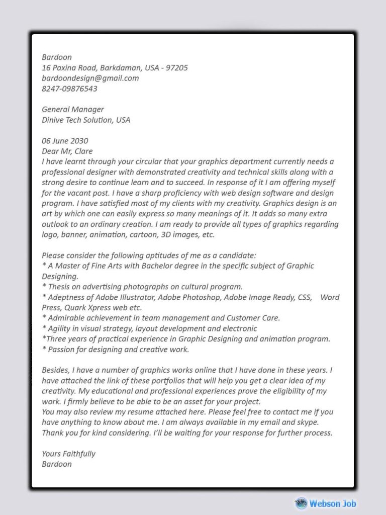 Upwork Proposal Cover Letter