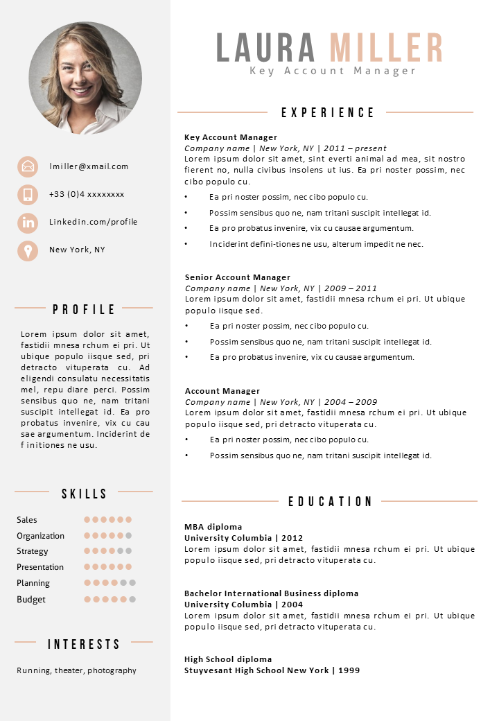 Cv Layout Examples