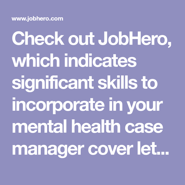 Jobhero Cover Letter