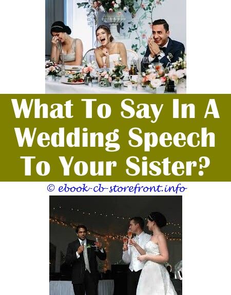 Bride And Groom Wedding Speech Examples