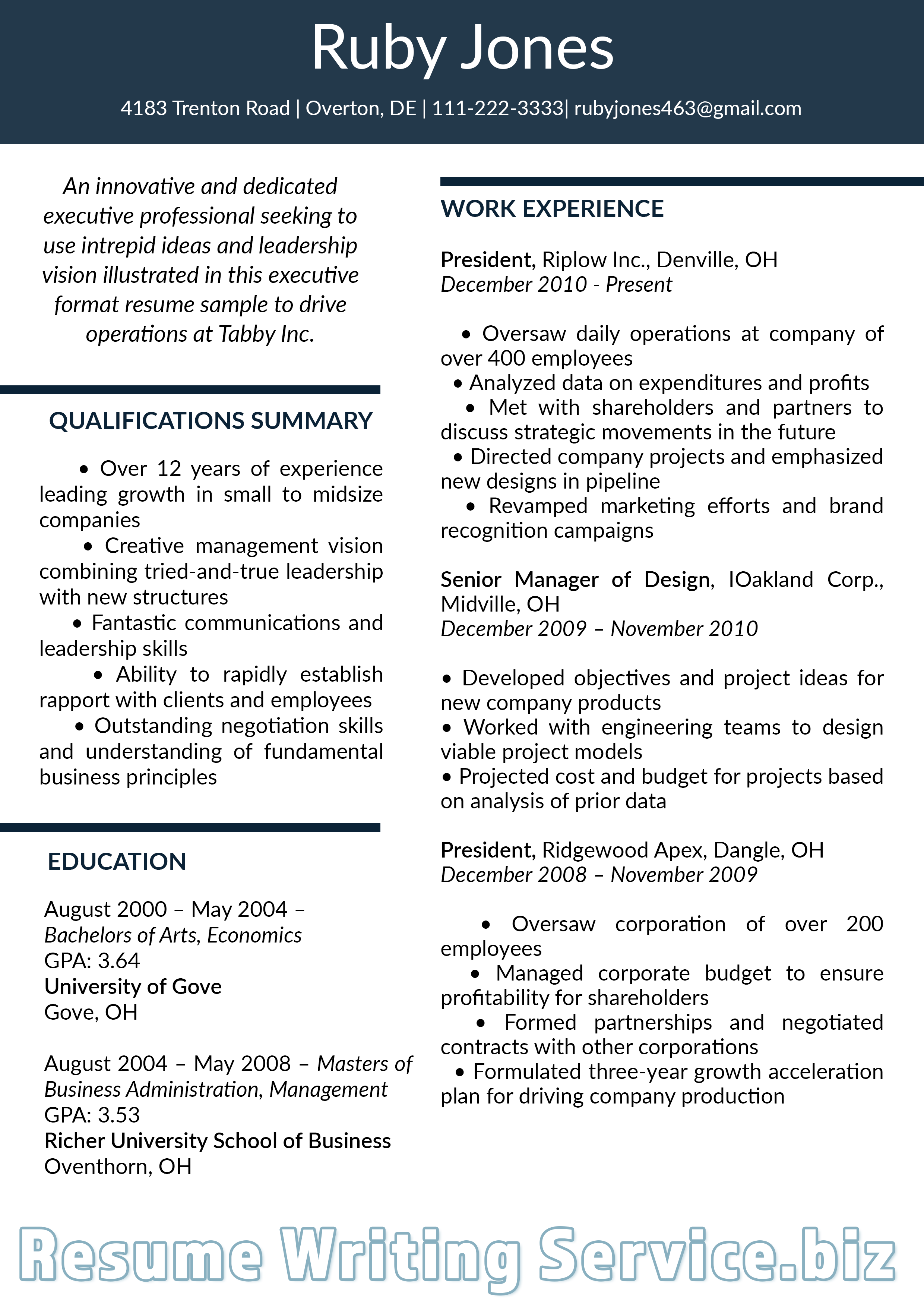 Resume Samples 2019