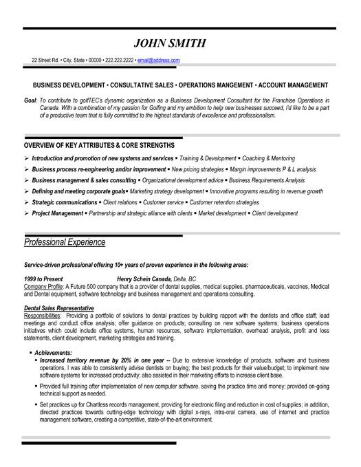 Sales Cv Sample